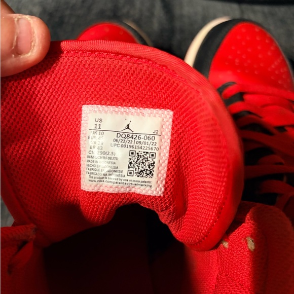 Nike Red and Black High-Top Sneakers - Picture 5 of 5